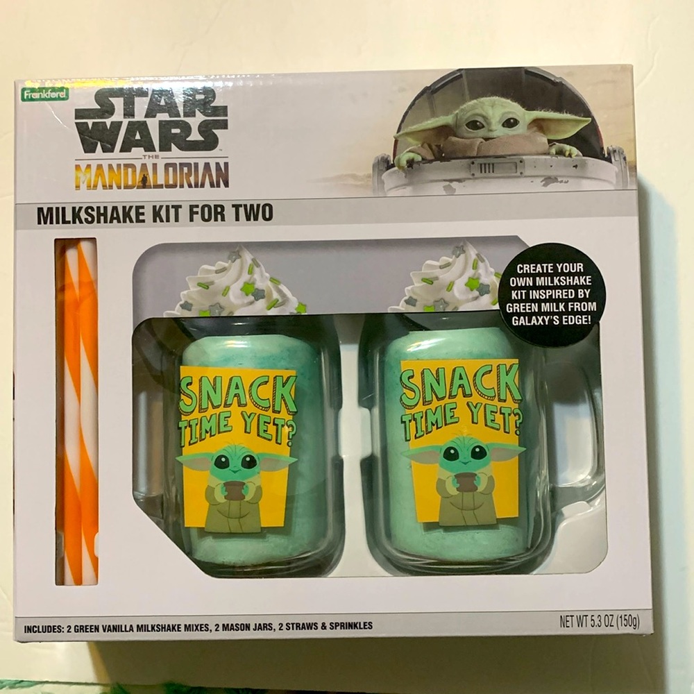 Star Wars milkshake kit mandalorian